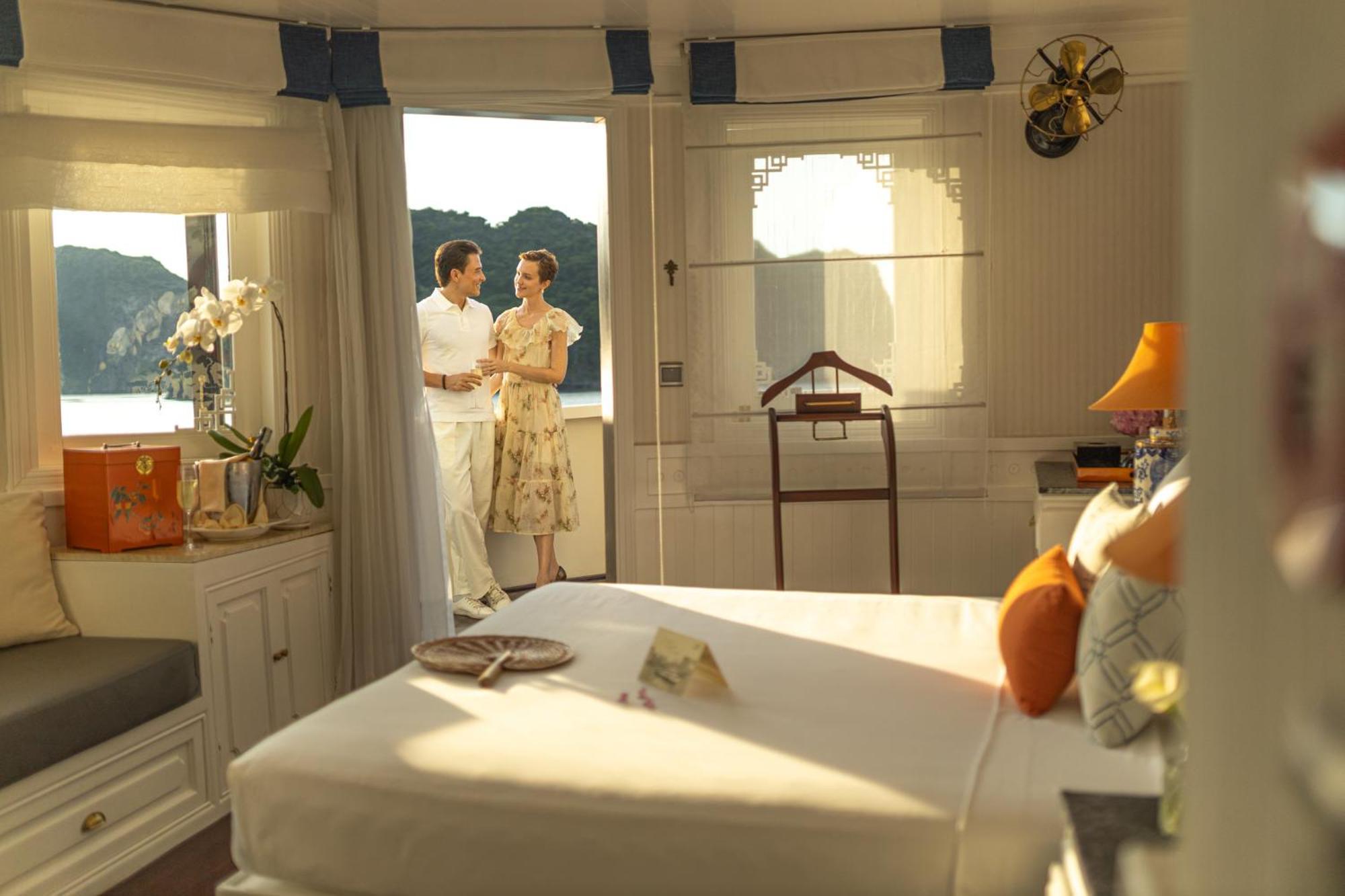 The Au Co Cruise - Managed By Bhaya Cruise Hotell Ha Long Rom bilde