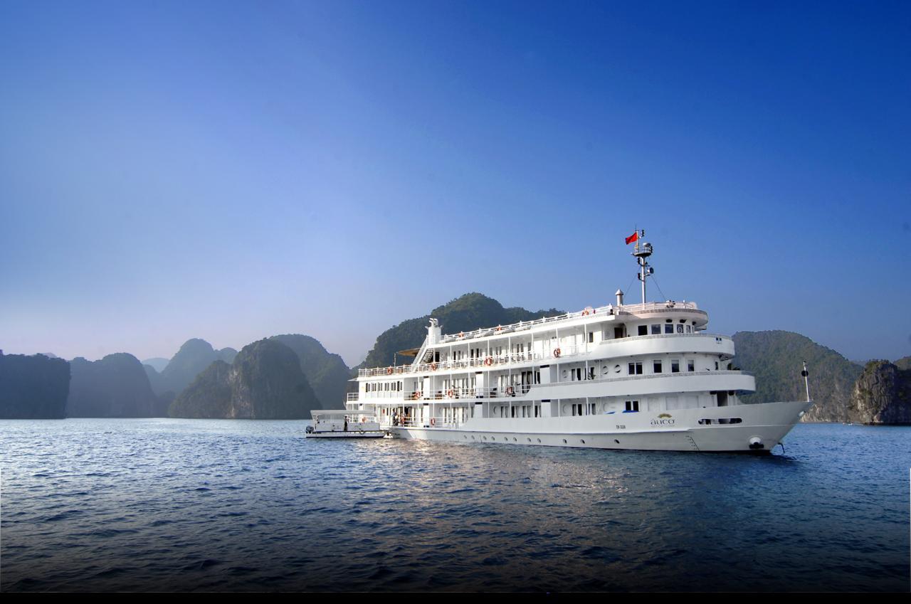 The Au Co Cruise - Managed By Bhaya Cruise Hotell Ha Long Eksteriør bilde